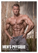 Cover-Bild zum Titel 'Men's Physique (Wandkalender 2026 DIN A2 hoch), CALVENDO Monatskalender' von 'Bill Bailey'