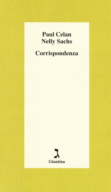 Corrispondenza - Paul Celan, Nelly Sachs