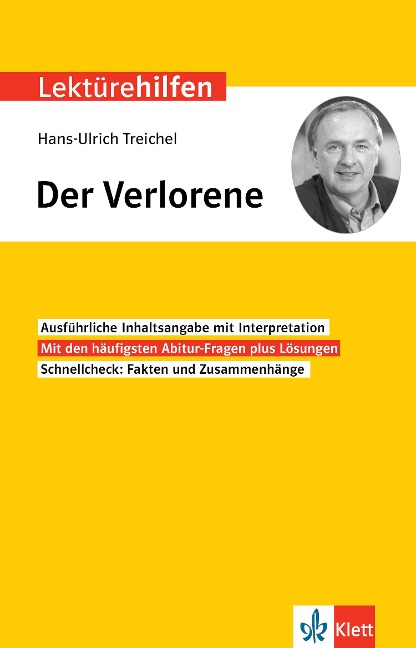 Lektürehilfen Hans-Ulrich Treichel, Der Verlorene - 