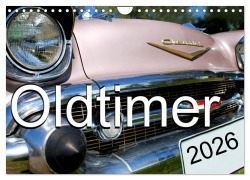 Cover-Bild zum Titel 'Oldtimer (Wandkalender 2026 DIN A4 quer), CALVENDO Monatskalender' von 'Tinadefortunata Tinadefortunata'