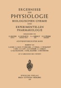 Cover-Bild zum Titel 'Ergebnisse der Physiologie Biologischen Chemie und Experimentellen Pharmakologie' von ''