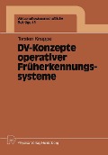 Cover-Bild zum Titel 'DV-Konzepte operativer Früherkennungssysteme' von 'Thorsten Knappe'