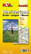 Rheiderland (Bunde, Jemgum, Weener), KVplan, Radkarte/Freizeitkarte/Stadtplan, 1:25.000 / 1:12.500 - 
