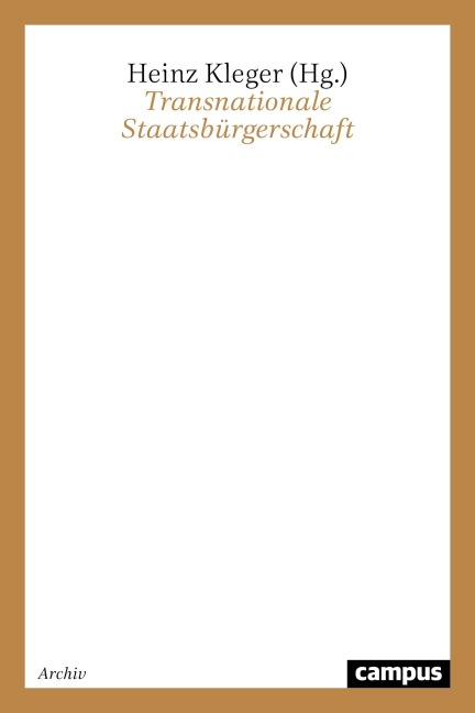 Transnationale Staatsbürgerschaft - 