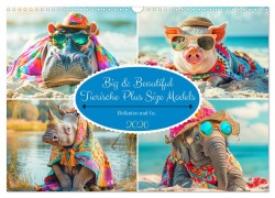 Cover-Bild zum Titel 'Big & Beautiful. Tierische Plus Size Models. Elefanten und Co. (Wandkalender 2026 DIN A3 quer), CALVENDO Monatskalender' von 'Rose Hurley'
