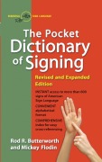 Cover-Bild zum Titel 'The Pocket Dictionary of Signing' von 'Rod R Butterworth, Mickey Flodin'