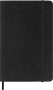 Moleskine 18 Monate Wochenkalender 2025/2026, P/A6, 1 Wo = 1 Seite, Rechts Linierte Seite, Weicher Einband, Schwarz - 