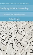 Cover-Bild zum Titel 'Studying Political Leadership' von 'Robert Elgie'