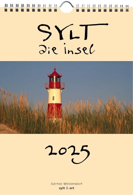 Sylt-die Insel 2025 A4 Kalender - Gernot Westendorf