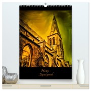 Herten - Digital gemalt (hochwertiger Premium Wandkalender 2025 DIN A2 hoch), Kunstdruck in Hochglanz - Anja Muskalla