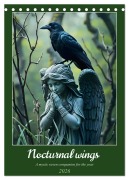 Cover-Bild zum Titel 'Nocturnal wings - A mystic raven companion for the year (Desk Calendar 2026 DIN A5 portrait), CALVENDO 12 Month DeskCalendar' von 'Fred Schimak'