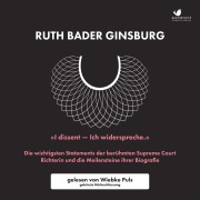 Cover-Bild zum Titel 'I dissent - Ich widerspreche.' von 'Ruth Bader Ginsburg'