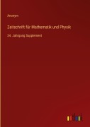 Cover-Bild zum Titel 'Zeitschrift für Mathematik und Physik' von 'Anonym'