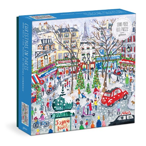 Michael Storrings Christmas in Paris. 1000 Piece Foil Puzzle - 