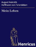 Cover-Bild zum Titel 'Mein Leben' von 'August Heinrich Hoffmann von Fallersleben'