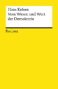 Vom Wesen und Wert der Demokratie - Hans Kelsen