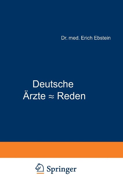 Deutsche Ärzte - Reden - Erich Ebstein