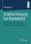 Cover-Bild zum Titel 'Strafzumessung bei Neonatizid' von 'Mira Behnsen'