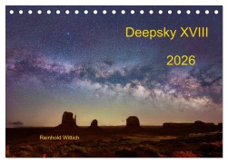 Cover-Bild zum Titel 'Deepsky XVIII (Tischkalender 2026 DIN A5 quer), CALVENDO Monatskalender' von 'Reinhold Wittich'