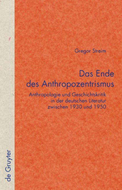 Das Ende des Anthropozentrismus - Gregor Streim