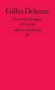 Cover-Bild zum Titel 'Unterhandlungen' von 'Gilles Deleuze'