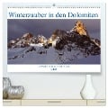 Winterzauber in den Dolomiten (hochwertiger Premium Wandkalender 2024 DIN A2 quer), Kunstdruck in Hochglanz - Joe Aichner
