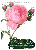Rosen-Jahr (Tischkalender 2024 DIN A5 hoch), CALVENDO Monatskalender - Bilwissedition Layout: Babette Reek
