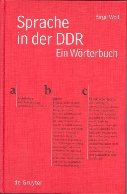 Sprache in der DDR - Birgit Wolf