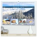 Eiszeit. Winter und Frost in der Natur (hochwertiger Premium Wandkalender 2025 DIN A2 quer), Kunstdruck in Hochglanz - Rose Hurley