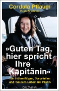 Cover-Bild zum Titel 'Guten Tag, hier spricht Ihre Kapitänin' von 'Cordula Pflaum, Heidi Friedrich'