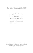Cover-Bild zum Titel 'Die besten Gedichte 2025/2026' von ''