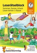 Cover-Bild zum Titel 'Lesen lernen 1. Klasse für Jungen und Mädchen - Sommer, Ferien, Sonnenschein' von 'Helena Heiß'