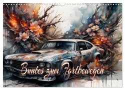 Cover-Bild zum Titel 'Buntes zum Fortbewegen (Wandkalender 2026 DIN A3 quer), CALVENDO Monatskalender' von 'Dusanka Djeric'
