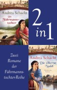 Cover-Bild zum Titel 'Myntha, die Fährmannstochter Band 1 und 2: Die Fährmannstochter / Die silberne Nadel' von 'Andrea Schacht'