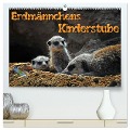 Erdmännchens Kinderstube (hochwertiger Premium Wandkalender 2025 DIN A2 quer), Kunstdruck in Hochglanz - Ingo Laue