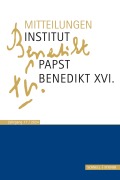 Cover-Bild zum Titel 'Mitteilungen Institut Papst Benedikt XVI.' von ''