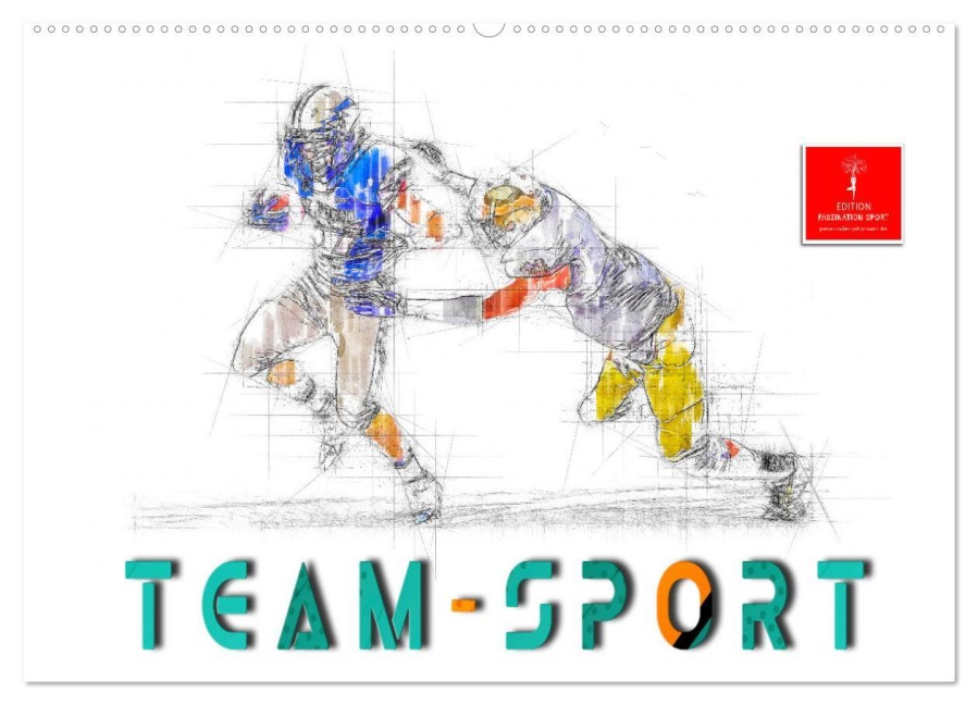 Team-Sport (Wandkalender 2026 DIN A2 quer), CALVENDO Monatskalender - Peter Roder