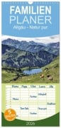 Cover-Bild zum Titel 'Familienplaner 2026 - Allgäu - Natur pur mit 5 Spalten (Wandkalender, 21 x 45 cm) CALVENDO' von 'Thomas Becker'