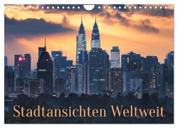 Cover-Bild zum Titel 'Stadtansichten Weltweit (Wandkalender 2026 DIN A4 quer), CALVENDO Monatskalender' von 'Michael Breitung'
