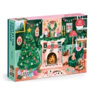 Cover-Bild zum Titel 'Cozy by the Fireplace 1000 Piece Puzzle' von ''