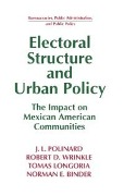 Cover-Bild zum Titel 'Electoral Structure and Urban Policy' von 'J. L. Polinard, Tomas Longoria, Norman E. Binder, Robert D. Wrinkle'