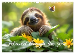 sweet sloths - relaxed throughout the year (Wall Calendar 2026 DIN A3 landscape), CALVENDO 12 Month Wall Calendar - Tina Grohs