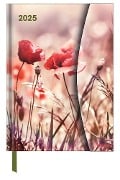 Flowers 2025 - Diary - Buchkalender - Taschenkalender - 16x22 - 