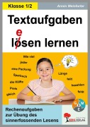 Cover-Bild zum Titel 'Textaufgaben l(e)ösen lernen - 1.-2. Schuljahr' von 'Armin Weinfurter'
