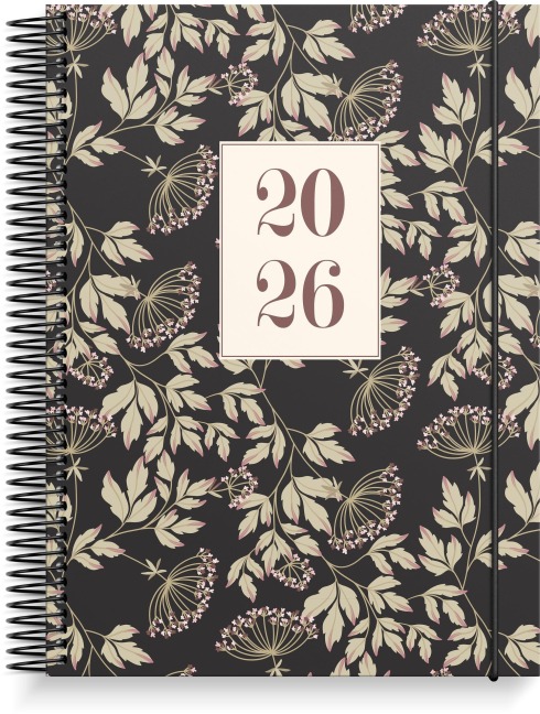 Burde Kalender Doodle Blumen 2026 - 