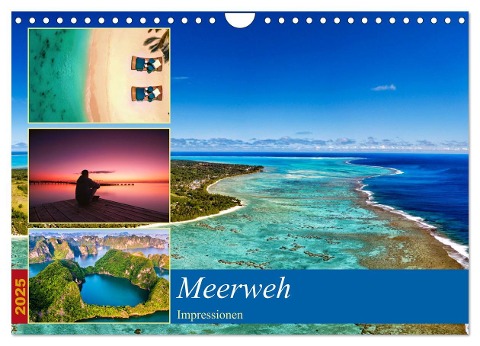 MEERweh Impressionen (Wandkalender 2025 DIN A4 quer), CALVENDO Monatskalender - Susan Michel