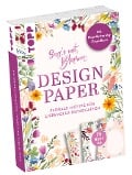 Cover-Bild zum Titel 'Design Paper A6 Sag's mit Blumen. Mit Handlettering-Grundkurs' von 'Ludmila Blum'