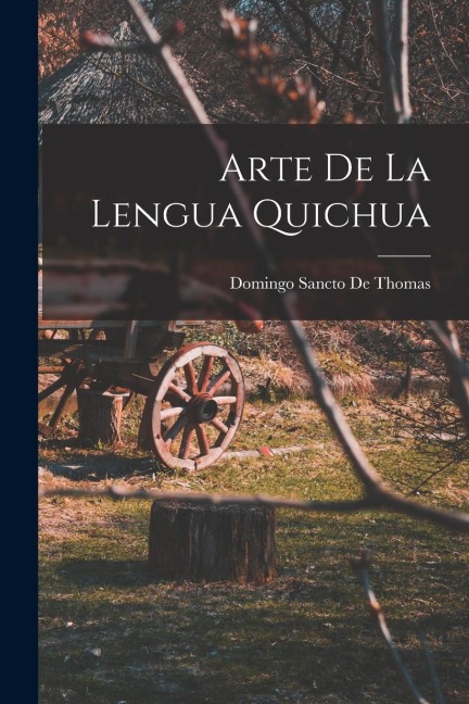 Arte De La Lengua Quichua - Domingo Sancto De Thomas