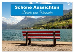 Cover-Bild zum Titel 'Schöne Aussichten Bänke zum Verweilen (Wandkalender 2026 DIN A2 quer), CALVENDO Monatskalender' von 'Christine Wirges'
