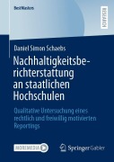Cover-Bild zum Titel 'Nachhaltigkeitsberichterstattung an staatlichen Hochschulen' von 'Daniel Simon Schaebs'